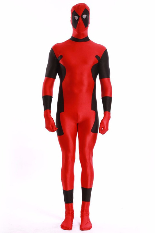 Deadpool Cosplay Costume Zentai Suit 15070250